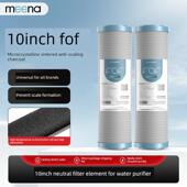 10寸平口通用FOF阻垢炭烧结活性炭去水垢除余氯净水器过滤器滤芯