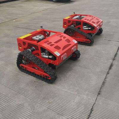 自式家用小型智能控割草TIO机绿地修功剪机遥多能走履带式割草机