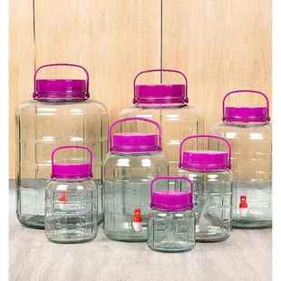 泡酒玻璃瓶专用酒瓶容器加厚带龙头家用密封罐腌菜泡菜坛子空瓶子