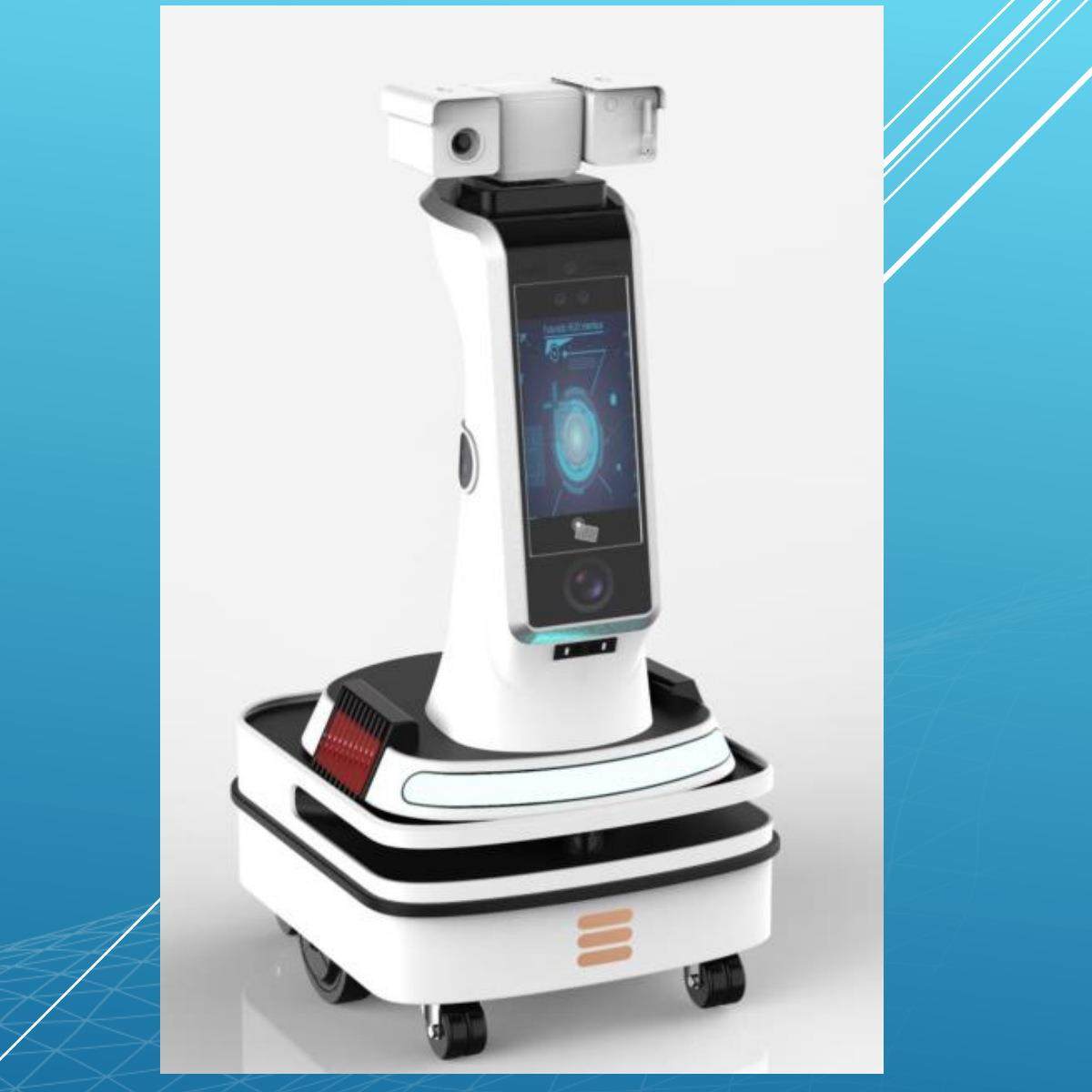 工厂车站等复杂场景下室内全自动安防巡检机器人急速抓拍红外测温