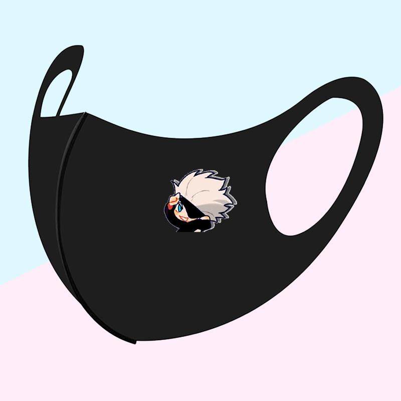 咒术回战周边卡通Q版五条悟夏油杰学生二次元口罩儿童男女保暖潮