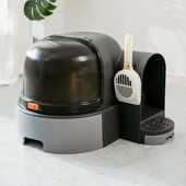 走廊幼盆猫星空带隔猫砂式 厕所大号全封闭屎 砂猫防猫盆超臭抽屉式