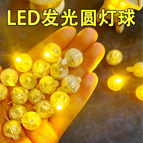 灯笼专用led灯灯芯泡迷你小灯珠手工diy电子灯发光灯球超亮替换芯