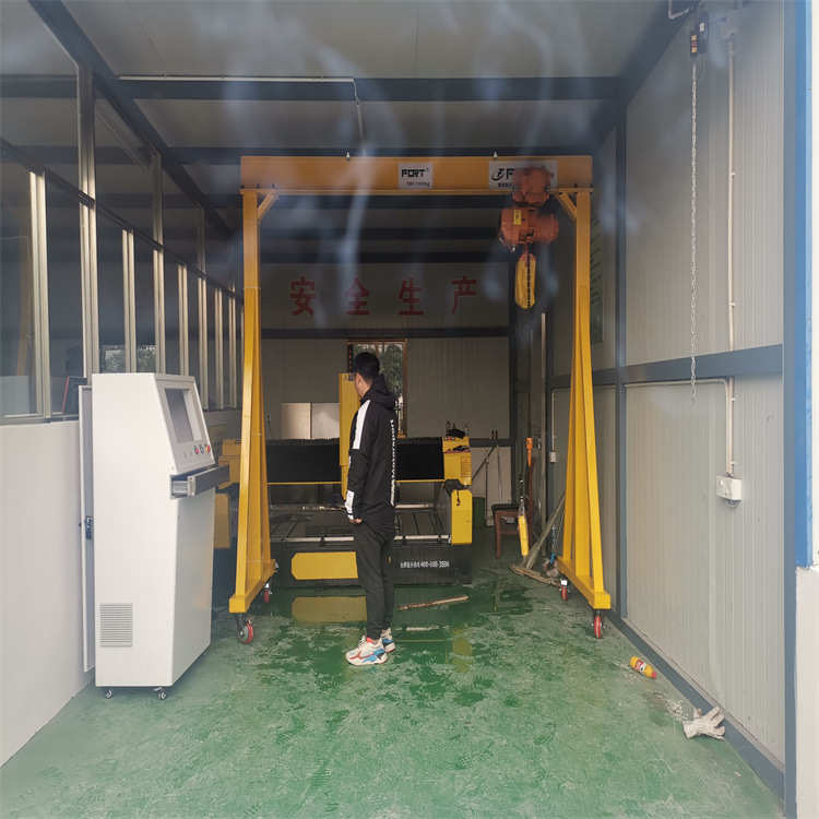 厂家供应简易移动龙门吊 手推移动龙门架1T起重升降手推龙门吊2吨