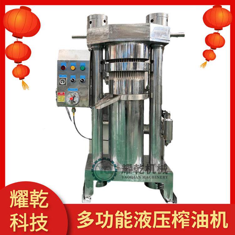核桃榨油坊加工设备 新疆胡麻棉籽榨油提炼机组 180型芝麻榨取机
