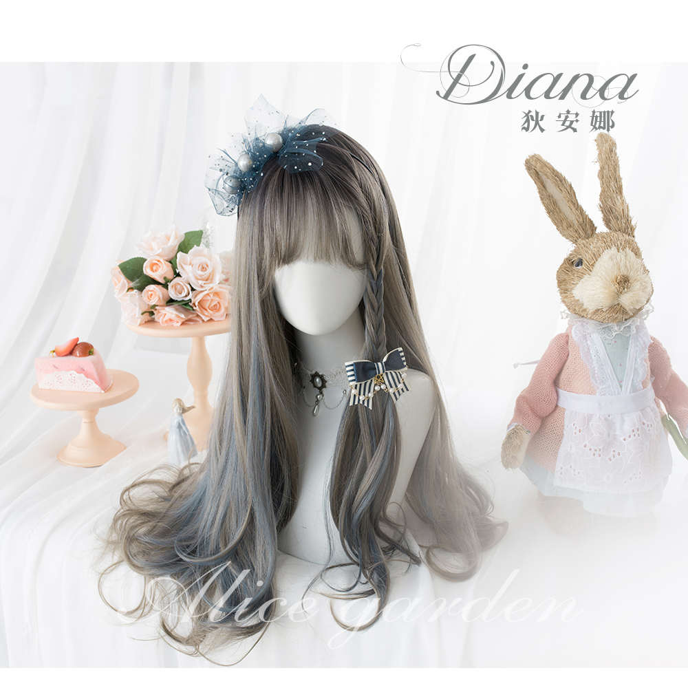 Alicegarden 日常原宿lolita假发《Diana》渐变挑染全头套长卷发