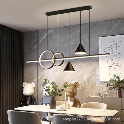 吊灯餐厅灯2025新款高级感艺术吧台餐桌主灯饭厅轻奢创意设计师款