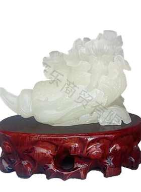 批发阿富汗白玉白菜摆件家居办公室白玉白菜摆饰送礼自用客厅家居