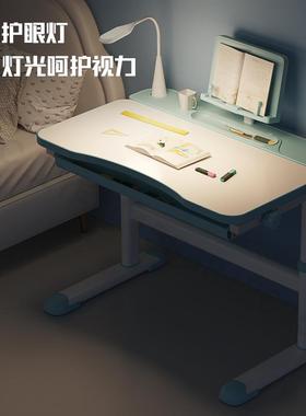 厂家儿书可以升降课桌作UYZ业童书架写桌椅一体儿童课桌桌学习桌