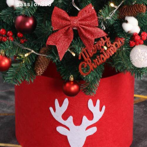 Christmas tree bottom decoration圣诞节树底装饰圣诞树底部树裙