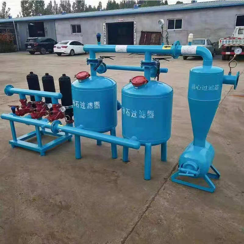 现货供应钢制砂石分离器 农用灌溉设备离心过滤器 钢制离心过滤器