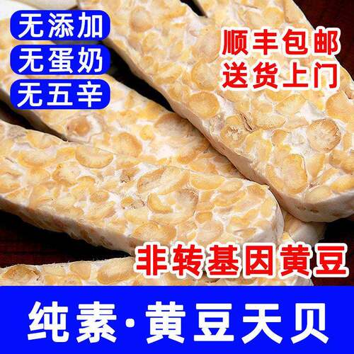 天贝素食毛毛黄豆腐纳瓣印丹尼Tempe/tempeh发酵菌制品大蛋白素肉