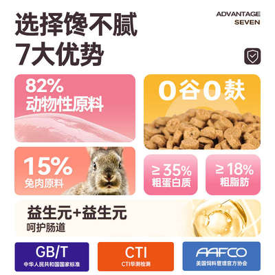 馋不腻低温烘焙狗粮泰迪博美小型犬金毛中大型犬通用无谷鲜肉犬粮