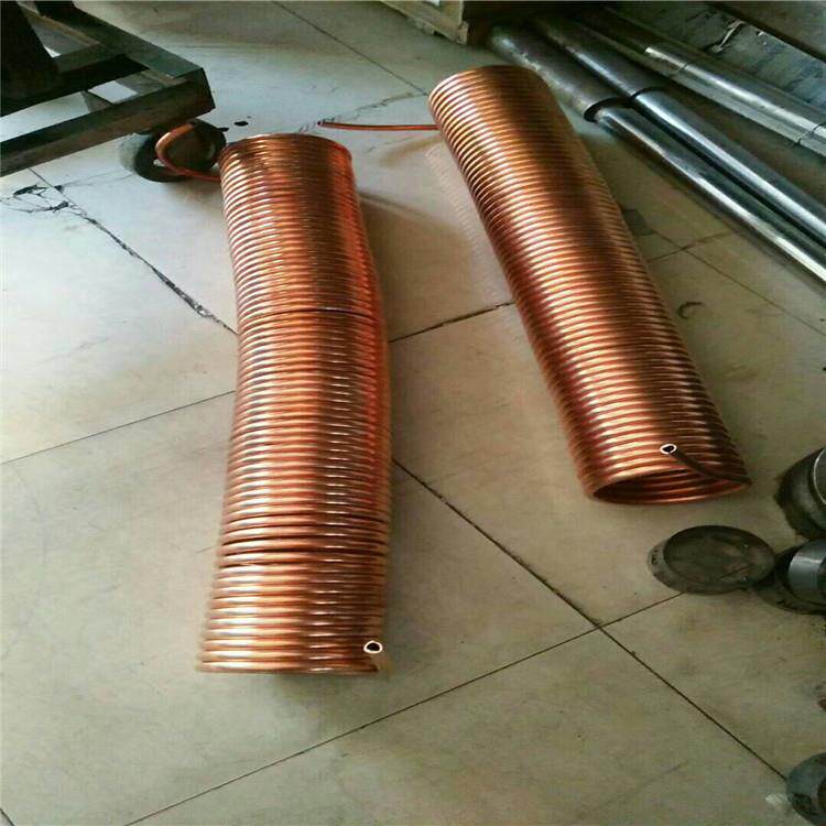散热器螺旋紫铜管微弯加工制作 来图来样开模具 工装加工