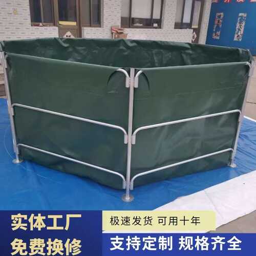 布户外圆形帆布 养鱼池 养殖刮水箱防水布刀水池加厚大型厂家直销