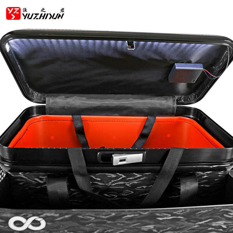 大容量钓鱼拉杆箱 高端垂钓多功能可拆卸可坐硬壳加厚鱼护箱 钓箱