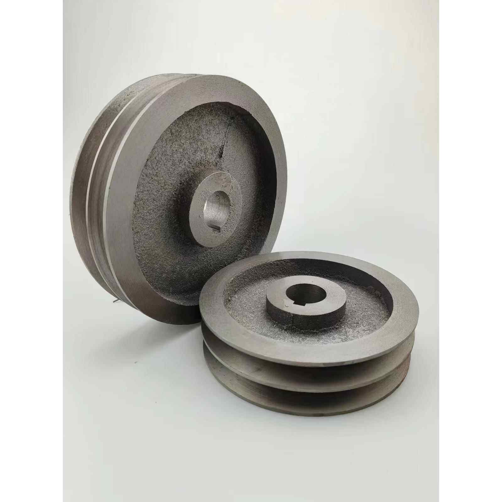 加厚b型双槽皮带轮标准轻型加厚中标准110-200铸铁件传动件B2皮带