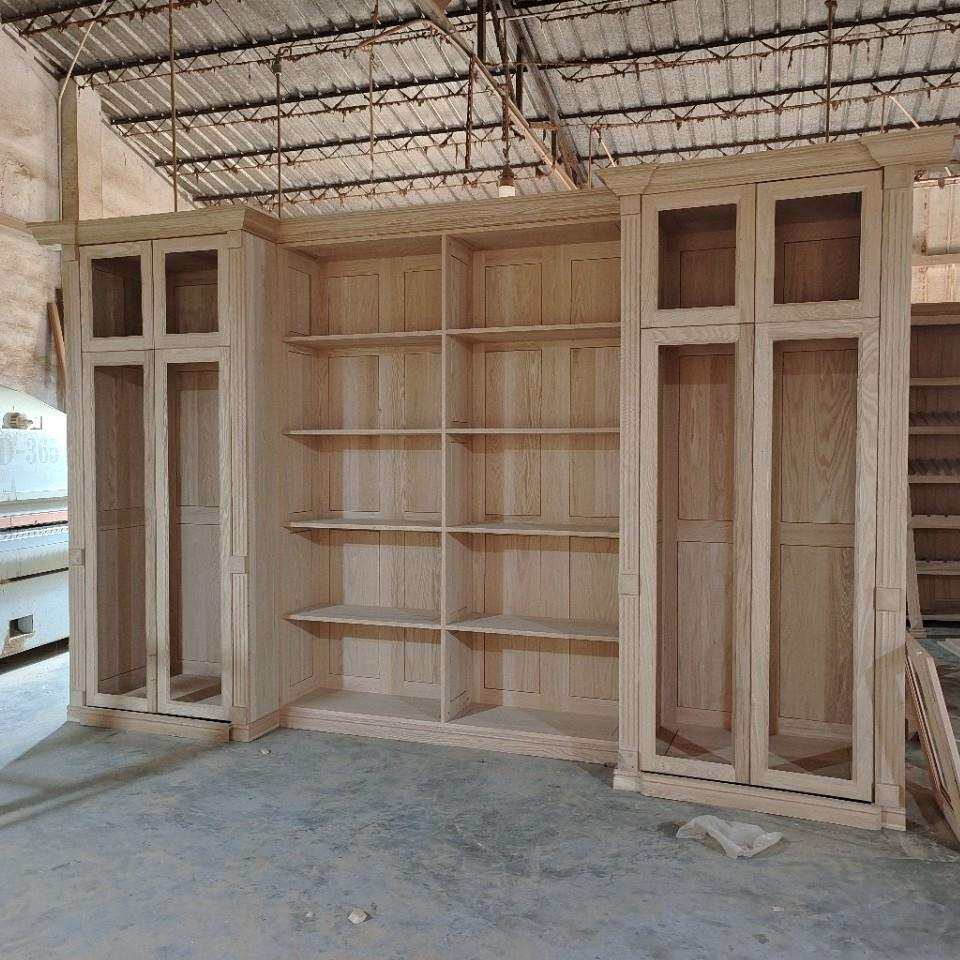全屋实木家具纯木头现代简约橡木柜体酒柜酒窖