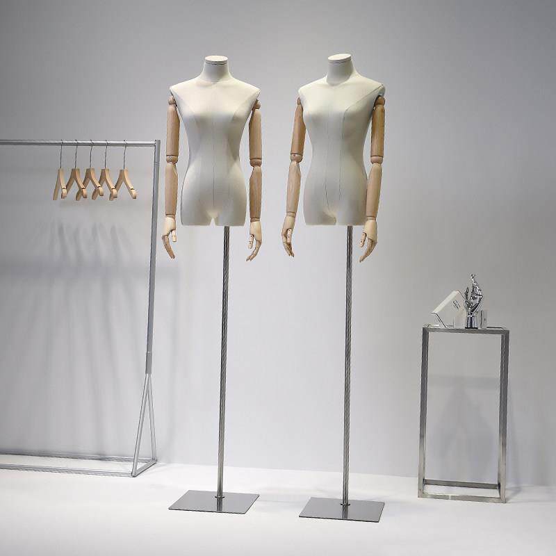 韩版锁骨模特道具女橱窗展示架带头半身女装全身服装店衣服模特架