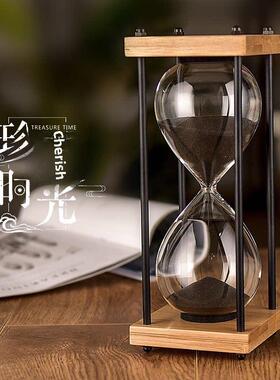 创意时间沙漏计时器15/30/60分钟儿童生日礼物情人节礼物桌面装饰