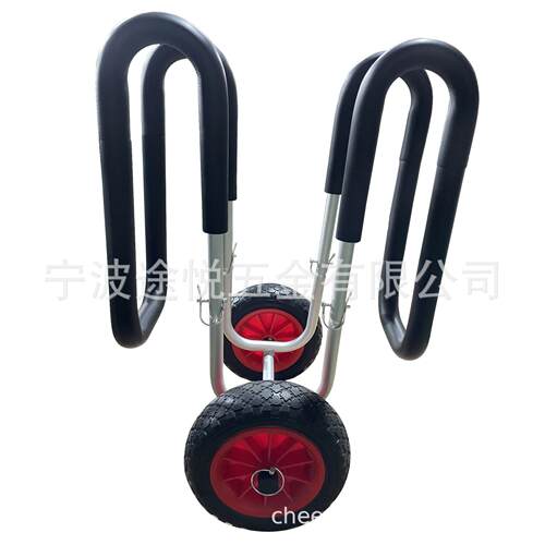 厂家供应铝制单冲浪板拖车海洋舟拖车独木舟拖车架