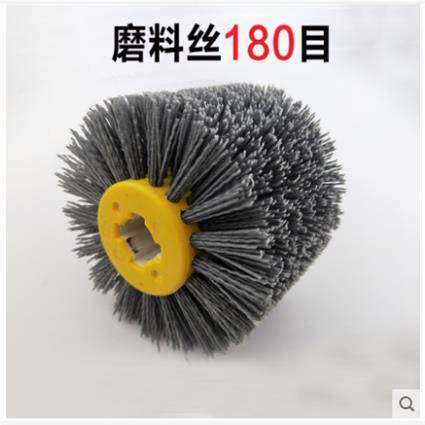 木纹还丝原拉打磨抛40149光刷辊尼龙丝磨轮刷钢丝轮砂料布轮