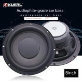 8英寸10英寸超薄木制音频改进低音炮车内扬声器汽车低音炮