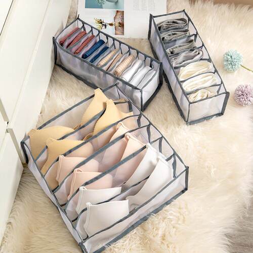 Dormitory closet organizer for socks home separated underwea
