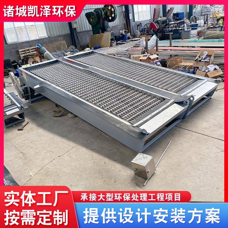 商用清污机不锈钢机械格栅回转式捞渣清污粗细固液分离耙齿清污机