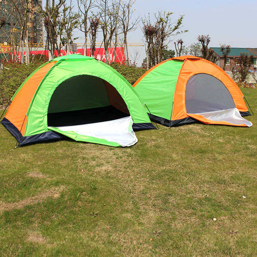 单层野营直供情侣帐篷二人帐篷2帐篷厂家郊游 人帐篷双人户外