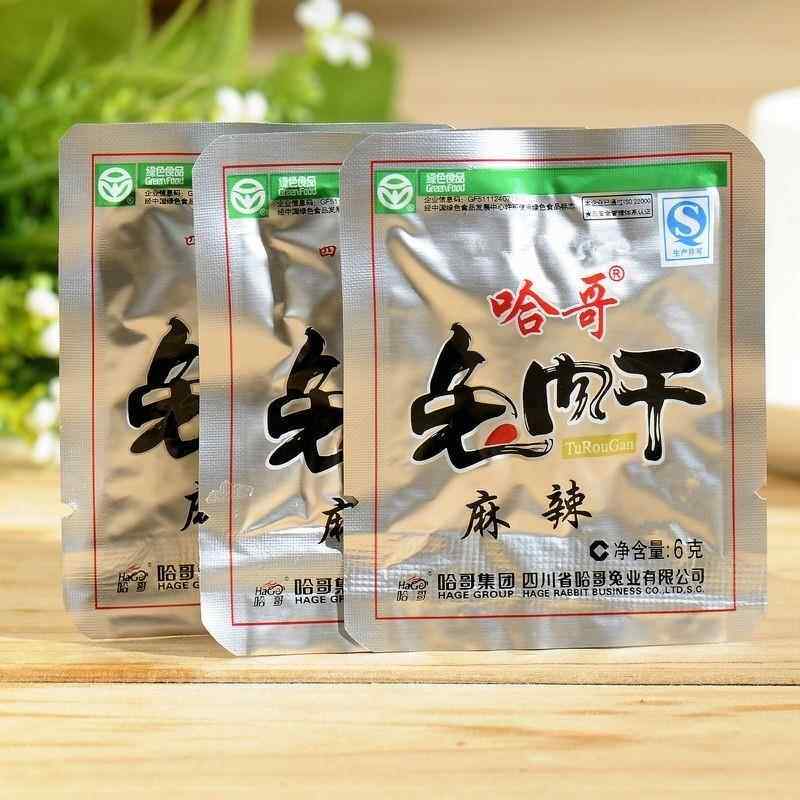 哈妹哈哥兔肉干90g/180g四川乐山麻辣烧烤冷锅兔肉五香香辣冷吃兔