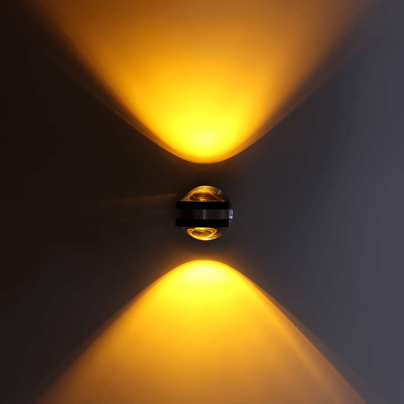 现代简约电视背景墙壁灯客厅沙发床头卧室挂画水晶造型灯上下射灯