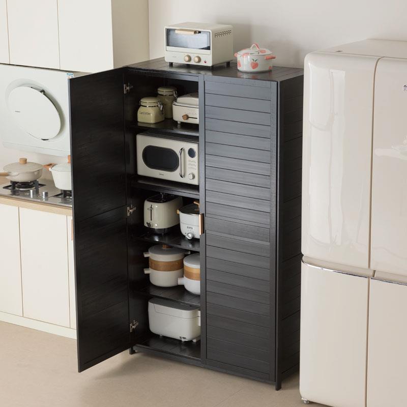 厨房置物架落地多层防储尘用收纳子家多功能柜碗TTqxurhg柜餐边柜