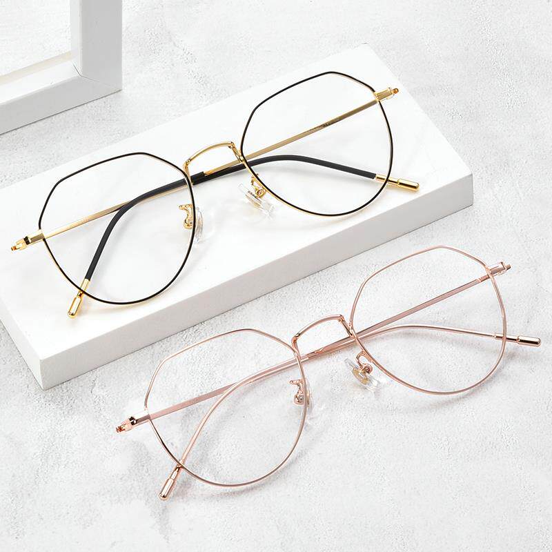 正品视全框纯钛眼镜框男防蓝光辐射电脑平光变护有目色度数近学生