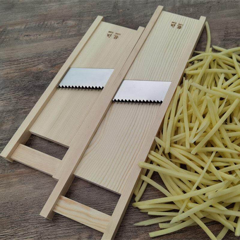 实木薯条切条器土豆萝卜泡菜刨丝粗条擦条工具切菜器家用切条神器