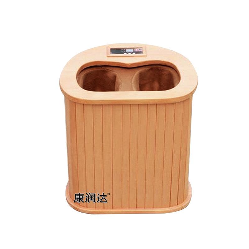 新款直销工厂远红外生物频谱足浴桶 KRD-302加拿大铁杉木泡脚木桶