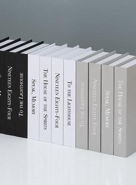 采购产品假书装饰，模拟书装饰，斯堪的纳维亚风格的道具，书装饰