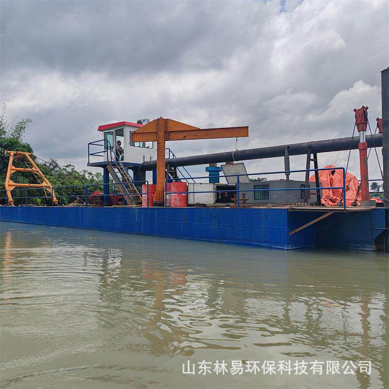 绞吸式抽沙船LY-JX500河道抽泥沙船效率高的吸沙船设备厂家货源