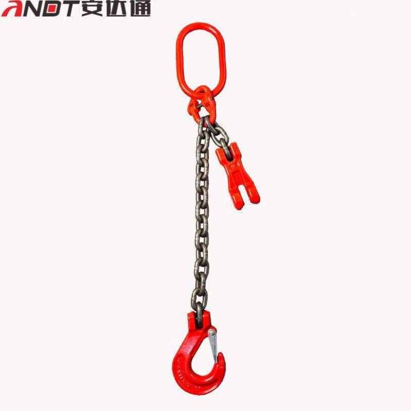 安达通起重链条吊索具可调节长短G80级猛钢链条组合成套索具带调