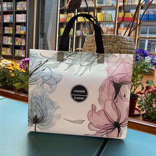 无纺布高档加厚防水ins免税店袋子服装塑料手提购物袋衣服包装袋