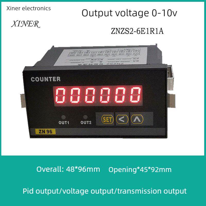 智能转速表输出电压信号(0-10V)线速度表脉冲信号ZNZS2-6E1R1A