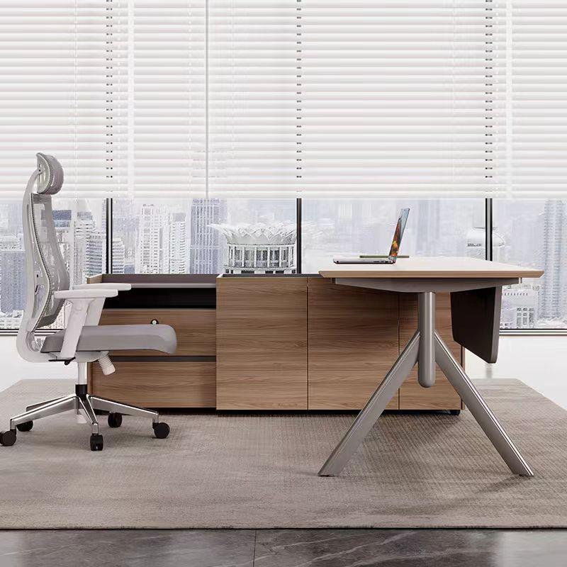 主管桌经简约现桌单人时办公桌椅组合室尚轻奢IPV办公家具老板桌