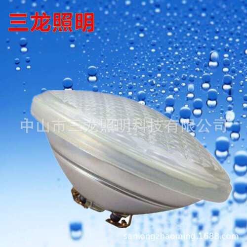 PAR56水底灯水下灯18W25W35W45W54W嵌入式泳池灯，LED玻璃PAR56
