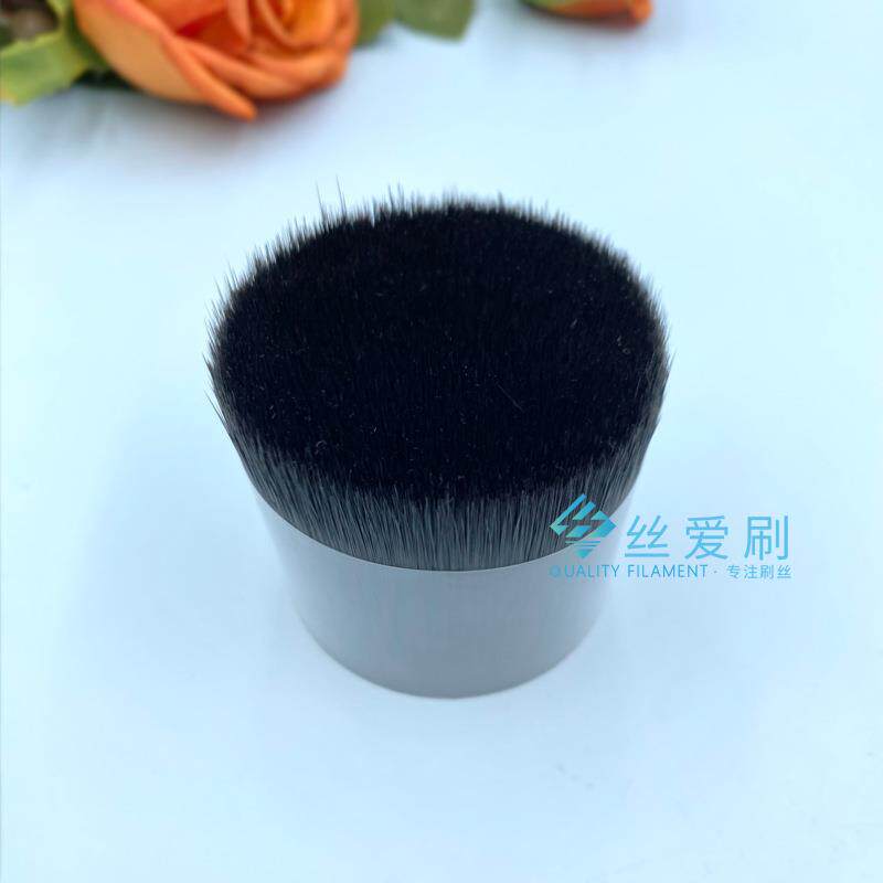 乐丰油画笔刷黑色PBT圆形磨尖直丝0.10不掉色褪色毛峰柔软易清洗