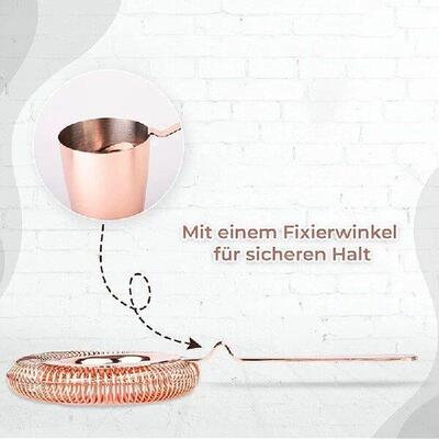 Cocktail Strainer Stainless Steel Bar Strainer Fits All