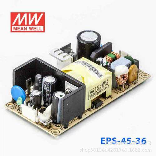 明纬电源PCB开关电源EPS-45-5/12/15/24/36/48V 小体积裸板可替PS