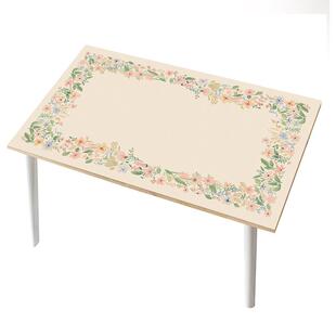 塞纳香颂法式 田园皮革餐桌垫玄关长方形防水茶几台面高级感台布垫