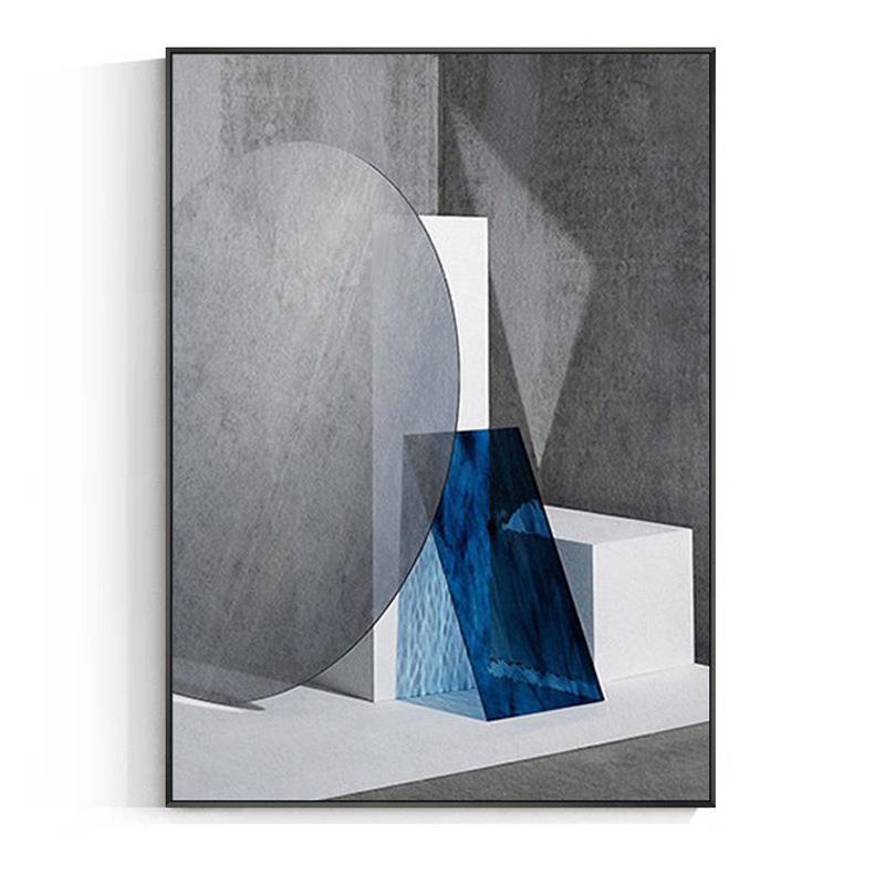 简约现代手绘油画轻奢晶瓷画个性艺术客厅玄关轻奢走廊装饰画