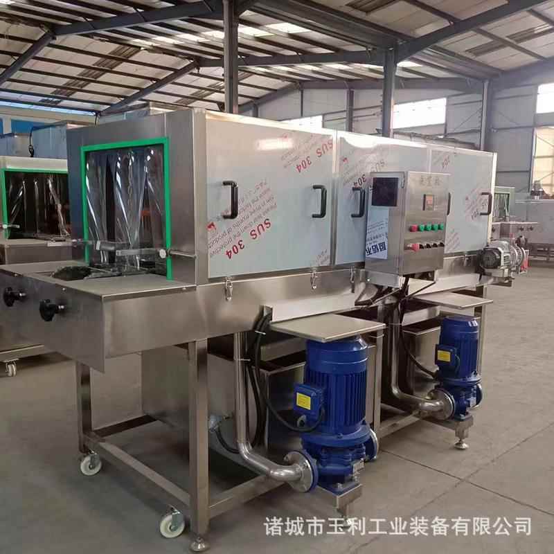 全自动商用洗筐机高压喷淋食品周转筐清洗机塑料箱清洗烘干机