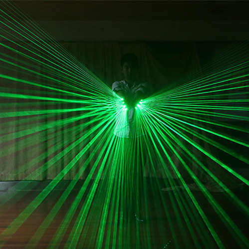 灯款舞发光表演激光镭射爆道具服手套酒吧手套舞台激光led